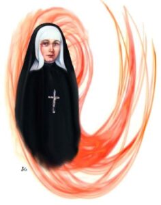 Painting of Blessed Marie-Rose Durocher by Jean Morningstar, SNJM