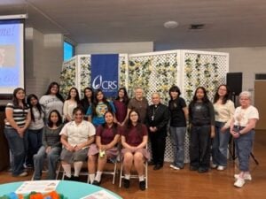 Ramona Students at their Lenten Rice Bowl Event